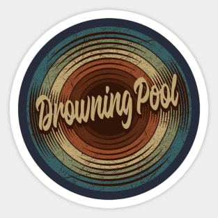 Drowning Pool Vintage Vinyl Sticker